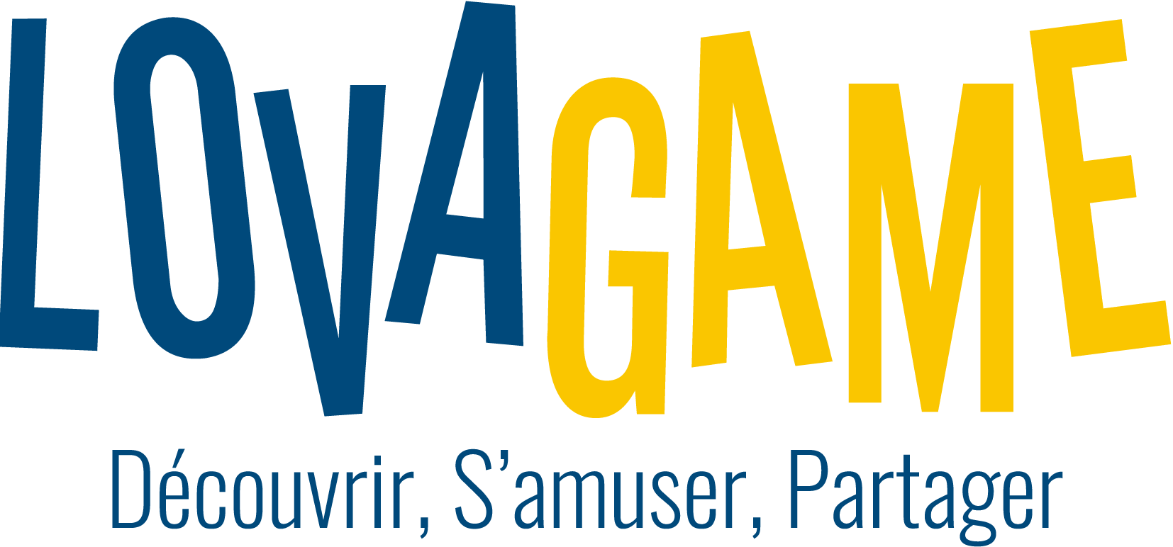 Logo Lovagame : découvrir, s'amuser, partager