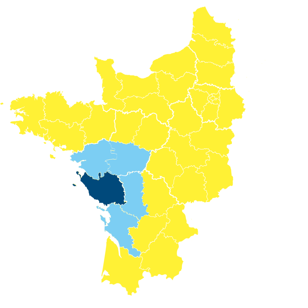 Le terrain de jeu Lovagame : Vendée et le grand Ouest
